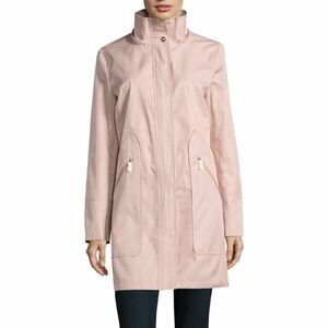 New! IVANKA TRUMP Women's Zip-Front Removable Hood Anorak Jacket Small Blush